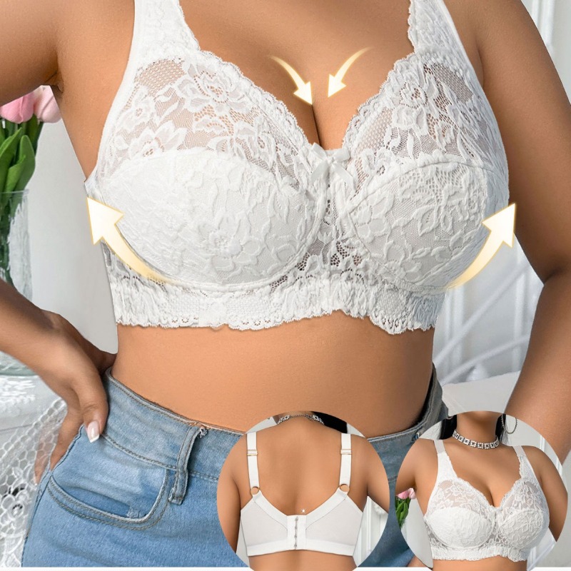 Plunge Bra Push Up - Sexy Plus Size Bra 110F Push