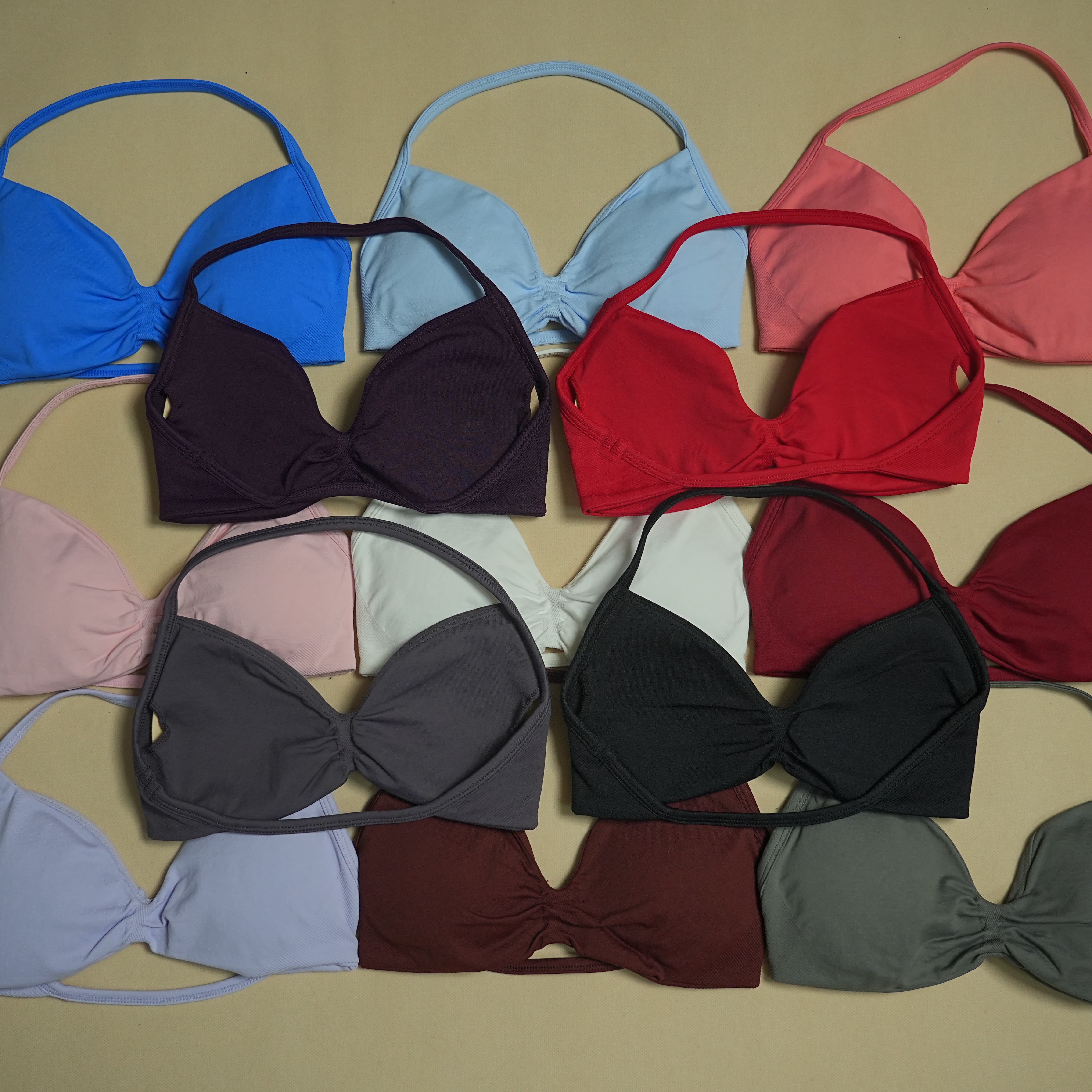 Sports Bra Racerback - Women's Backless Sports Bra, High Support