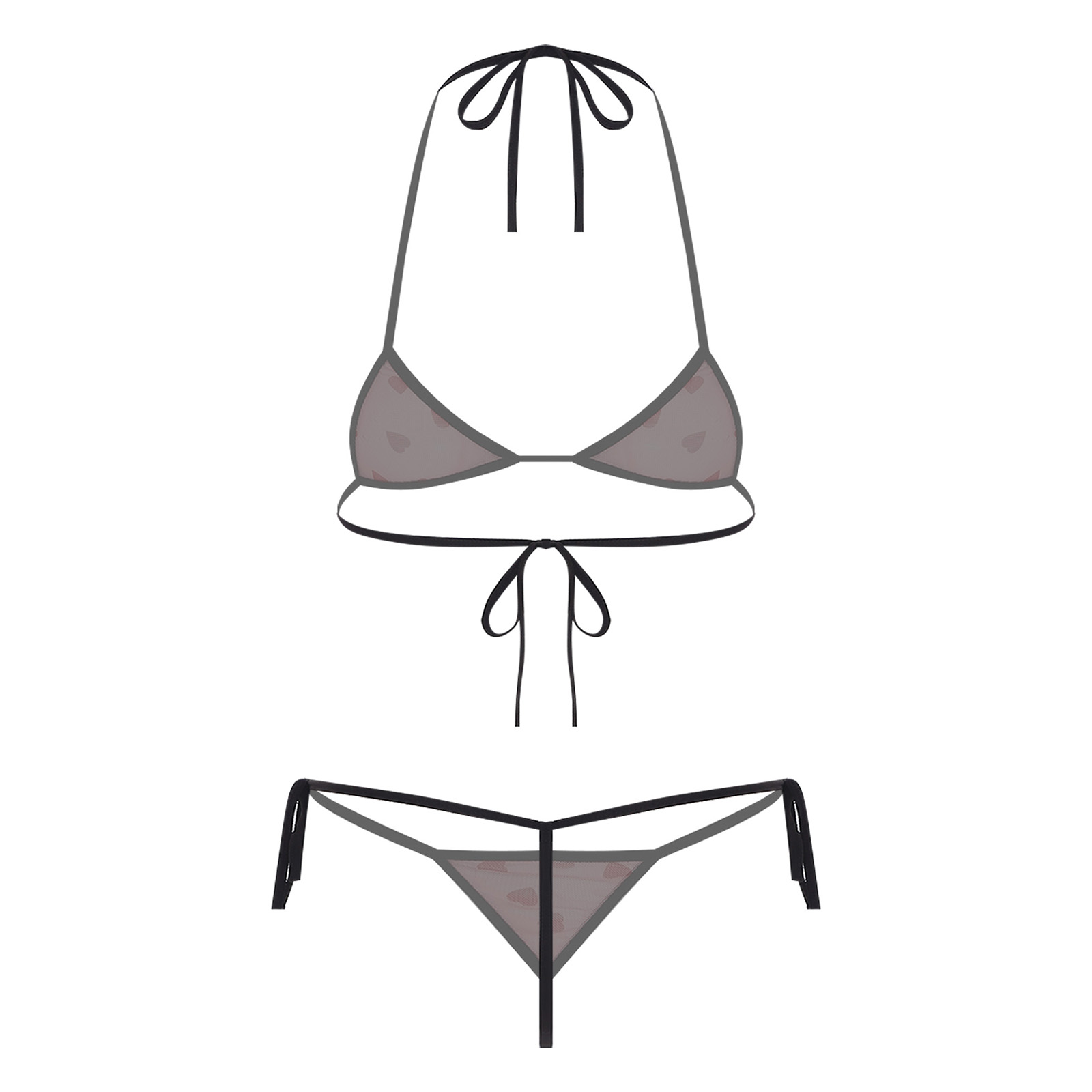 Womens Micro Mini Bikini Linge - Sheer Bra Lace incelemesi ve fiyatı