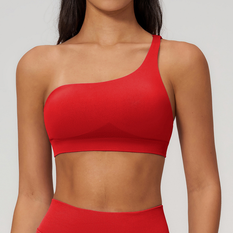 Spring Single-Shoulder Sporty  - Sports Bra Racerback incelemesi ve fiyatı