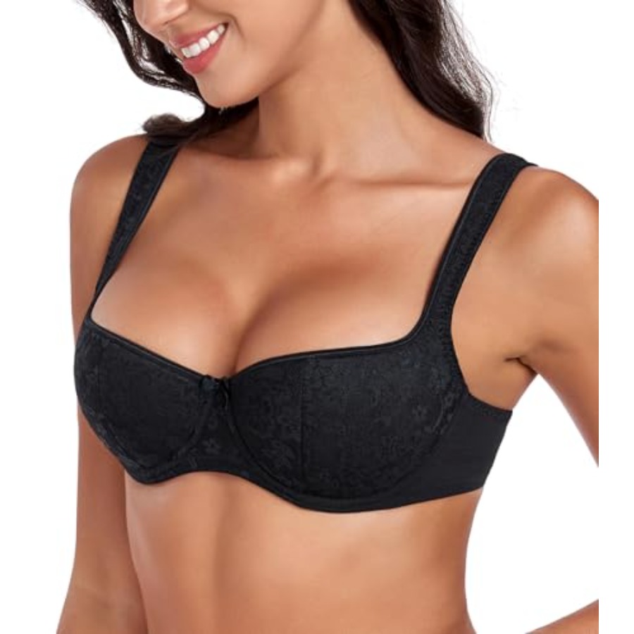 DotVol Women's Lightly Padded  - Demi Bra Balconette incelemesi ve fiyatı