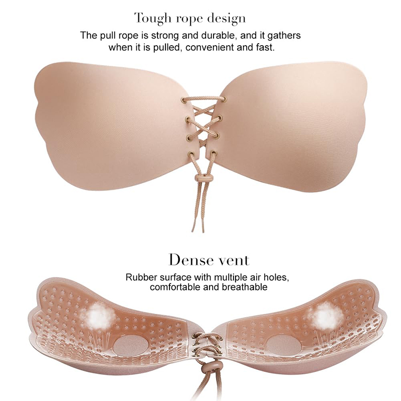 1/2 Pairs Women Summer Backles - Strapless Bra Adhesive incelemesi ve fiyatı