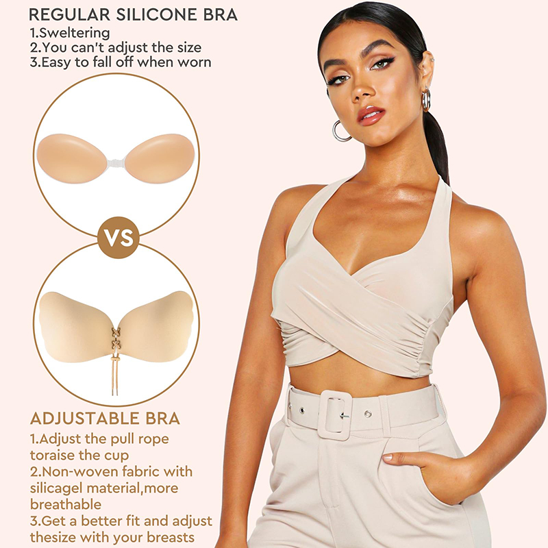1/2 Pairs Women Summer Backles - Strapless Bra Adhesive incelemesi ve fiyatı