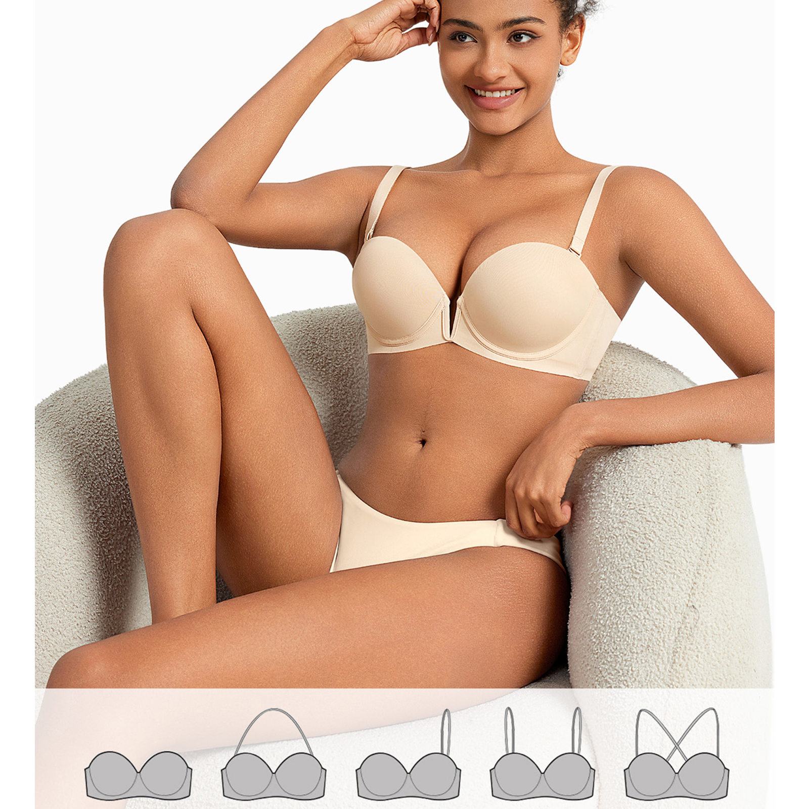 New Bra Push Up Underwire Ultr - Convertible Bra Multiway incelemesi ve fiyatı