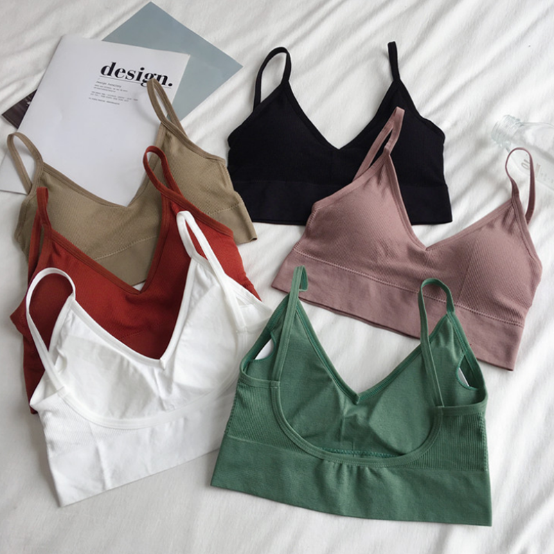 Women Sexy Crop Tops Bra Tube  - T Shirt Bra Seamless incelemesi ve fiyatı